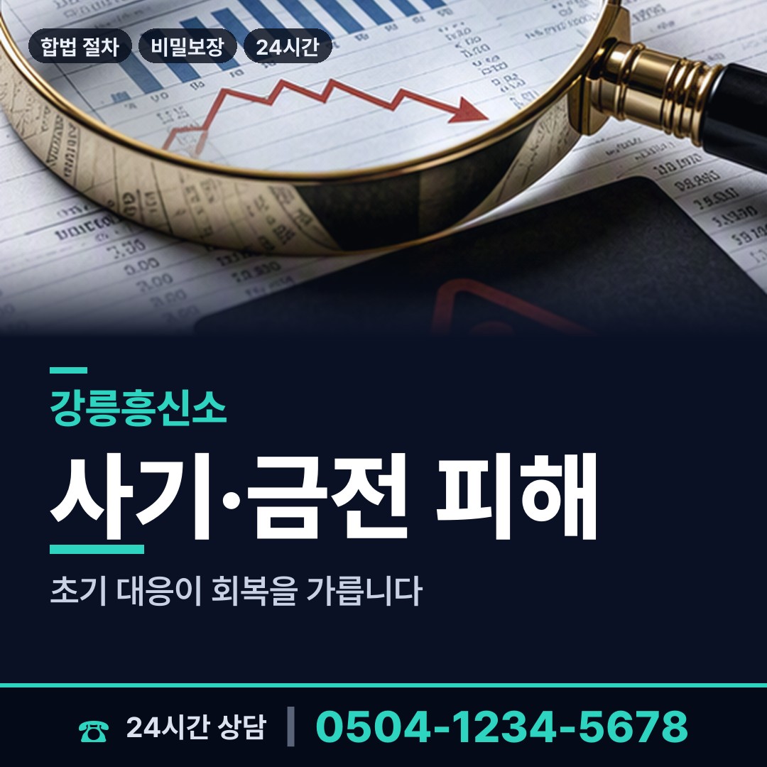 강릉 왕산면 사기꾼찾기 상담 안내